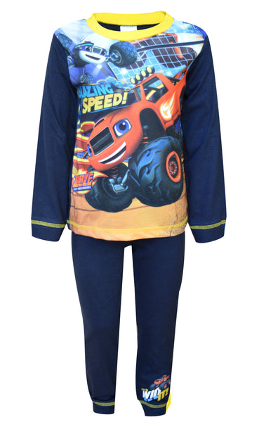 Boys Blaze and the Monsters Machines Snug Fit Pyjamas Age 1.5 to 5 Years - Character Direct