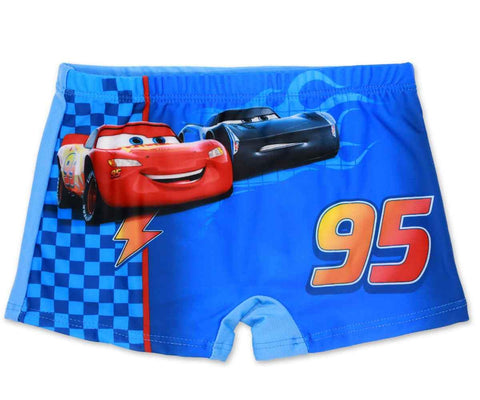 Boys Official Licensed Disney Cars Print Swim Shorts Age 2-8 Years - Character Direct