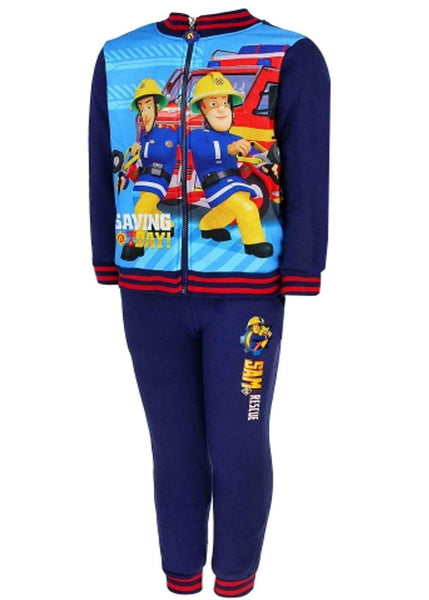 Boys Fireman Sam Tracksuit Age 3 to 8 Years - Character Direct