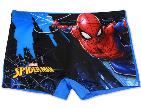 Boys Official Licensed Marvel Spiderman Print Swim Shorts Age 2-8 Years - Character Direct