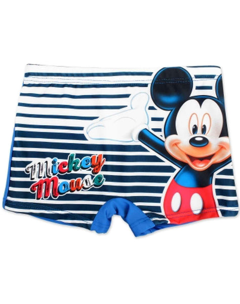 Boys Official Licensed Mickey Mouse Print Swim Shorts Age 1 to 6 Years - Character Direct