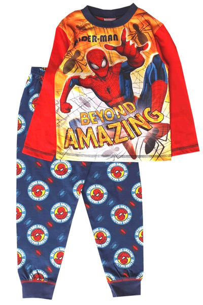 Marvel Spiderman Boys Pyjamas Age 2 to 8 Years