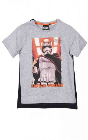 Starwars Boys Printed T-Shirt Top Age 3 to 10 Years - Character Direct
