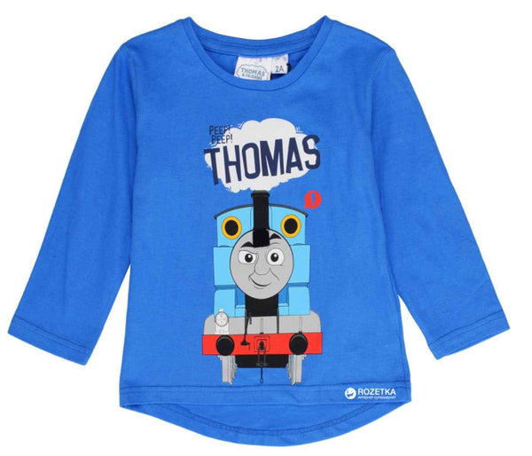 Boys Official Licensed Thomas & Friends Long Sleeve Top Age 2-5 Years - Character Direct