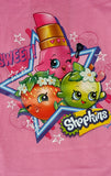 Shopkins Girls Polly Popcorn Apple Blossom Nightwear Sleepwear Sizes 2 to 8 Years - Character Direct