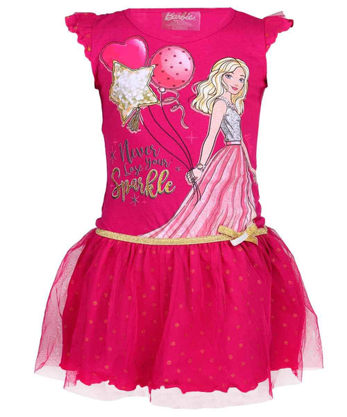 Girls Barbie Costume Dress Age 4 to 10 Years - Character Direct