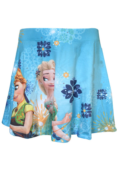 Girls Official Frozen Overall Printed Skirt Age 2 to 8 Years - Character Direct