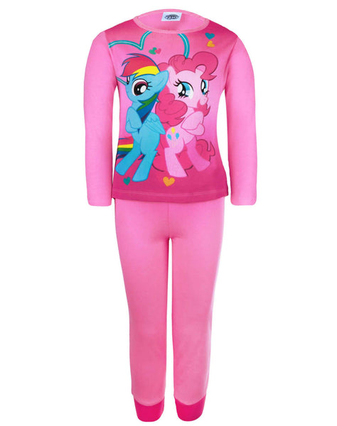 MLP Girls My Little Pony Long Sleeve Cotton Pyjamas 3 to 10 Years - Character Direct