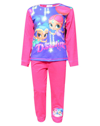 Girls Official Licensed Shimmer & Shine Pyjamas Age 1 to 5 Years - Character Direct