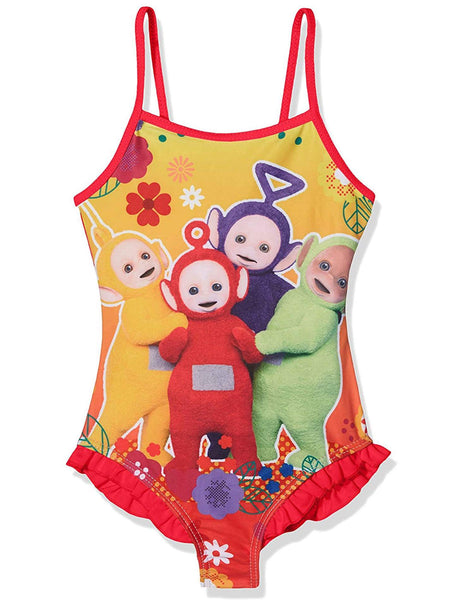 Girls Teletubbies Official Licensed Swimming Costume Swimwear Age 2 to 6 Years - Character Direct