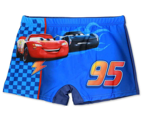 Boys Official Licensed Disney Cars Print Swim Shorts Age 2-8 Years - Character Direct