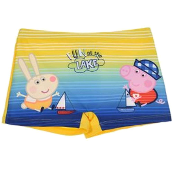 Kids Official Licensed Peppa Pig Captain George Print Swim Shorts Age 2 to 8 Years - Character Direct