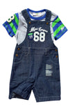 Lily & Jack Kids Applique Top and Denim Dungaree Set Age 6-24 Months - Character Direct