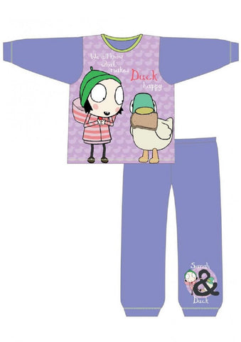 Girls Official Licensed Sarah & Duck Pyjamas - Character Direct