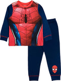 Marvel Spiderman Boys Novelty Pyjamas Blue 2 to 8 Years