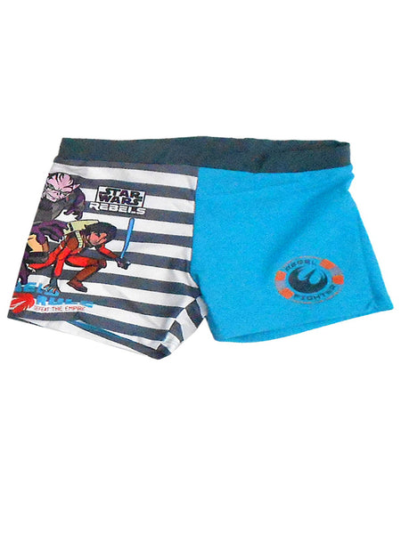Boys Official Star Wars Swimwear Swimming Shorts Age 2 to 8 Years - Character Direct